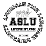 ASL U/Lifeprint.com Logo