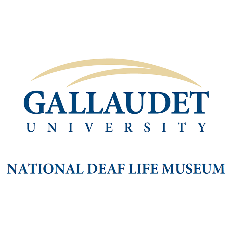 Gallaudet - National Deaf Life Musuem (NDLM) logo