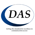 Deaf Access Solutions (DAS) logo