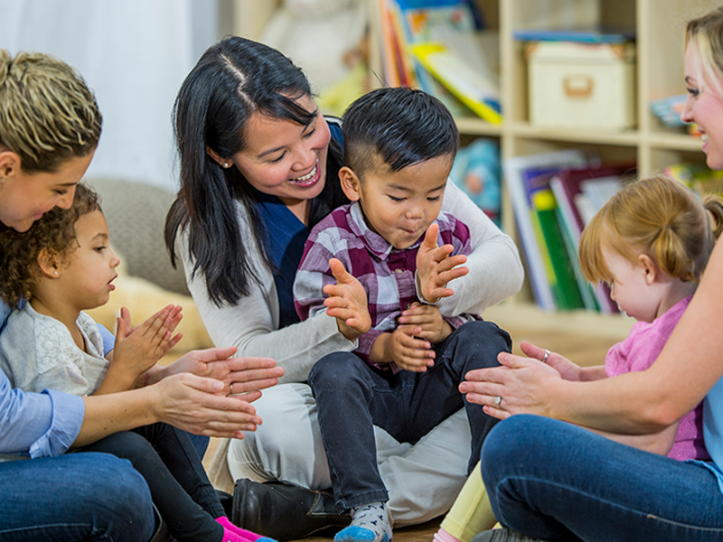 Family resources; group photo