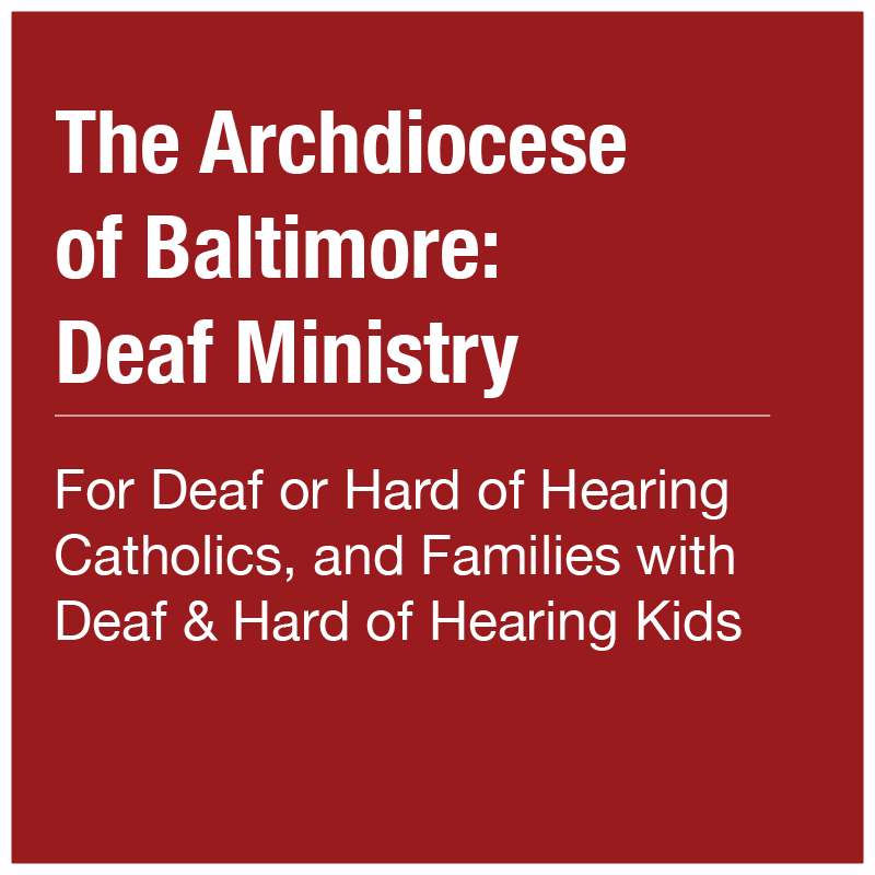 Archdiocese of Baltimore - Deaf Ministry