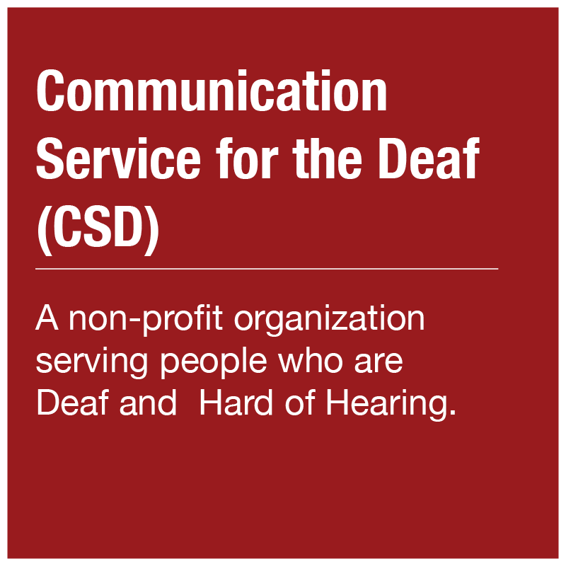 Communication Service for the Deaf (CSD)