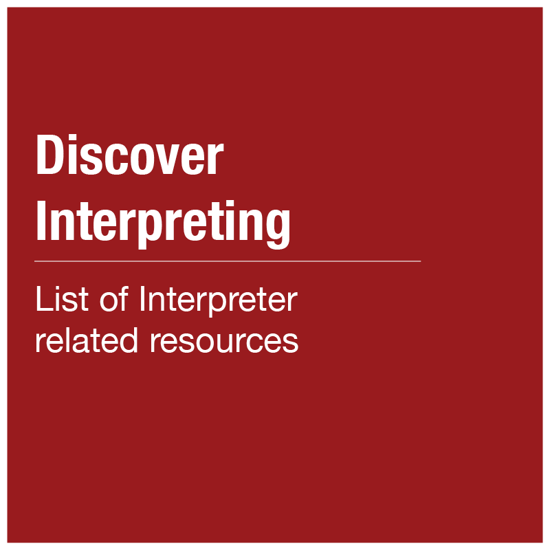 Discover Interpreting