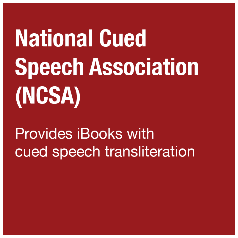 National Cued Speech Association (NCSA) - iBooks