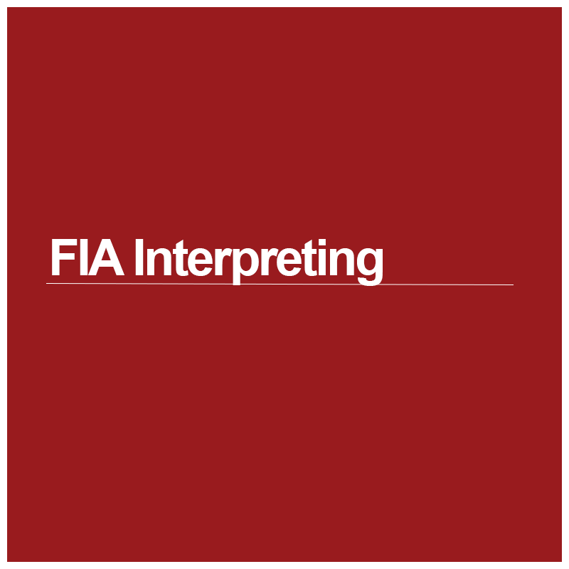 FIA Interpreting