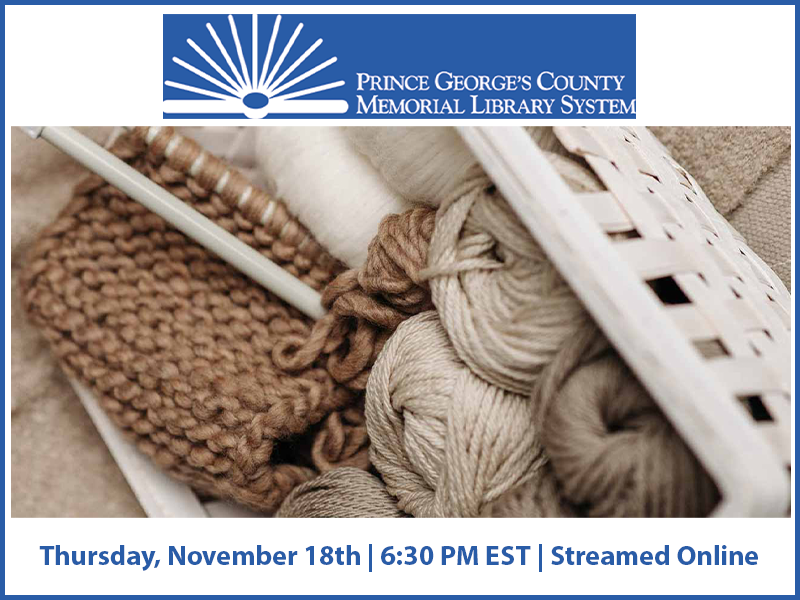 Flyer for an event, "Craft and Create: Native American Inspired Sand Painting" by Prince George's County Memorial Library System