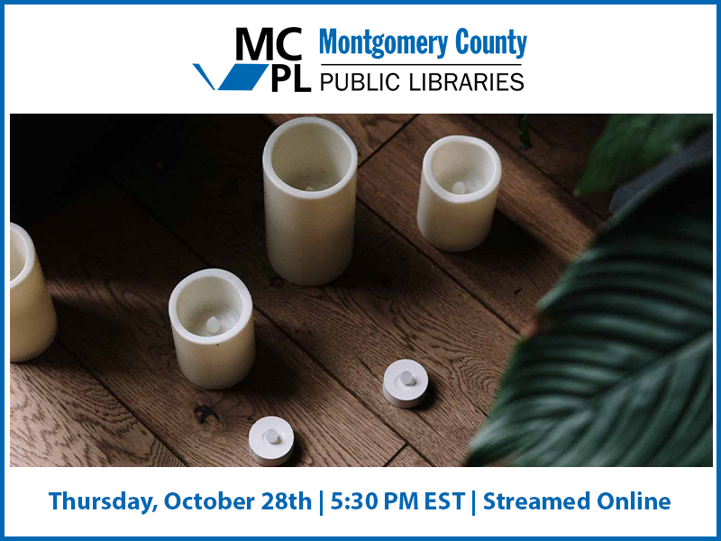 Flyer for an event, "Yoga for Every Body" by Montgomery County Public Libraries System