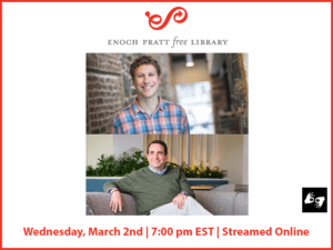 Flyer for an Enoch Pratt Free Library sponsored event.