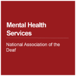 Cover thumbnail, "Mental Health Services, National Association of the Deaf"