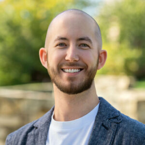 Portrait of Keith Delk smiling toward the camera